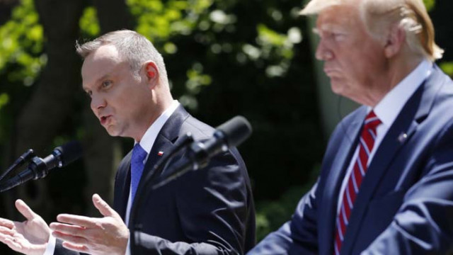 Тръмп и Дуда прехвърлят 30 самолета F-16 от Германия в Полша