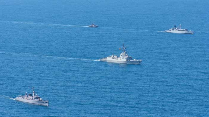 Корабите, участващи в учението „Бриз 2020”, изпълняват планираните задачи на море