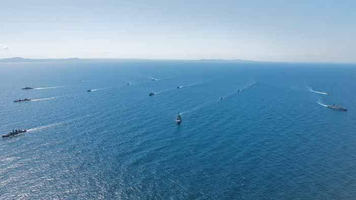 Корабите, участващи в учението „Бриз 2020”, изпълняват планираните задачи на море