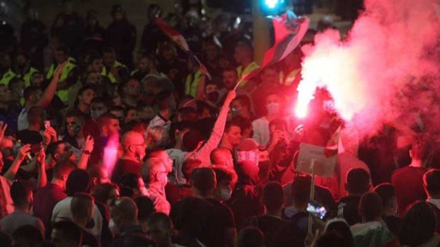 7 души са задържани по време на деветия протест в столицата