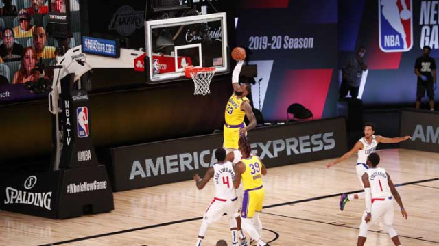 Добавка на ЛеБрон донесе успеха на Лейкърс над Клипърс при завръщането на НБА