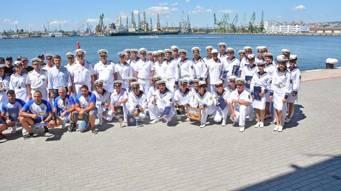 Победителите в спартакиадата по морски спортове на Военноморските сили бяха наградени