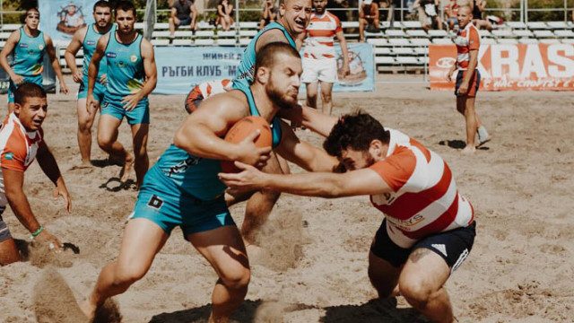 Плажно ръгби в Бургас