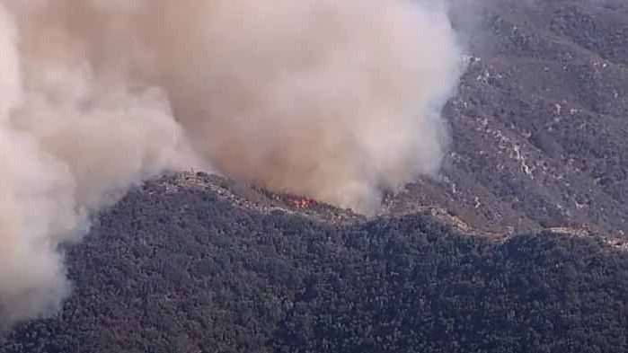 Голям горски пожар край Лос Анджелис, евакуираха около 500 къщи (ВИДЕО)